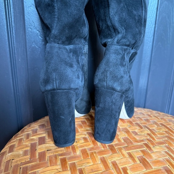 Sam Edelman Black Caprice Suede Boots Sz 8 - Picture 11 of 16